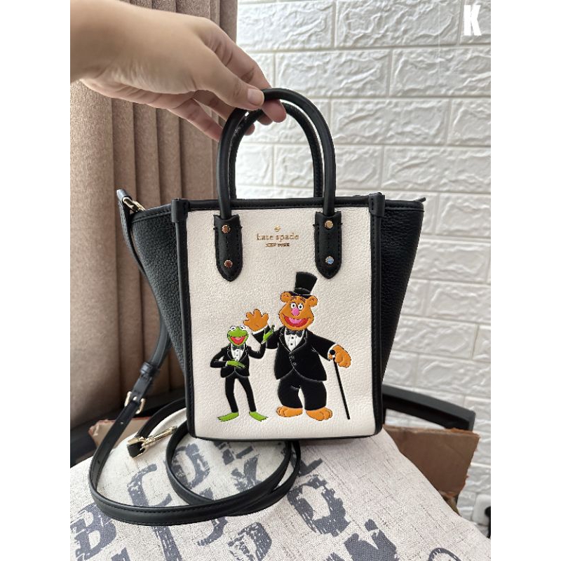 ks bag NEW YORK X DISNEY MUPPETS MINI TOTE CROSSBODY ELLA FOZZIE KERMIT k