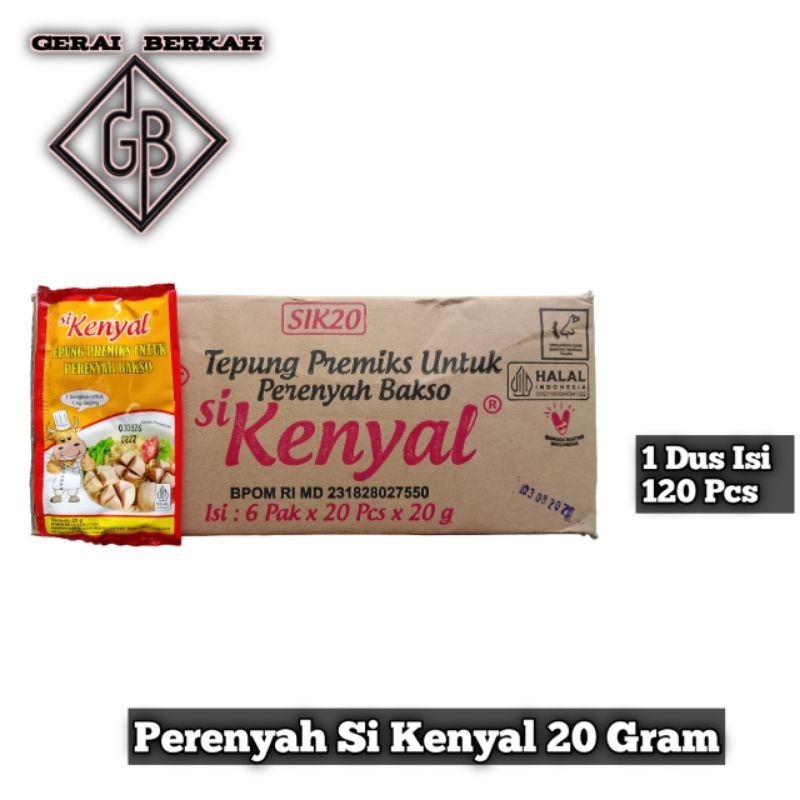 

SiKenyal Tepung Perenyah Bakso 20 Gram 1 Dus