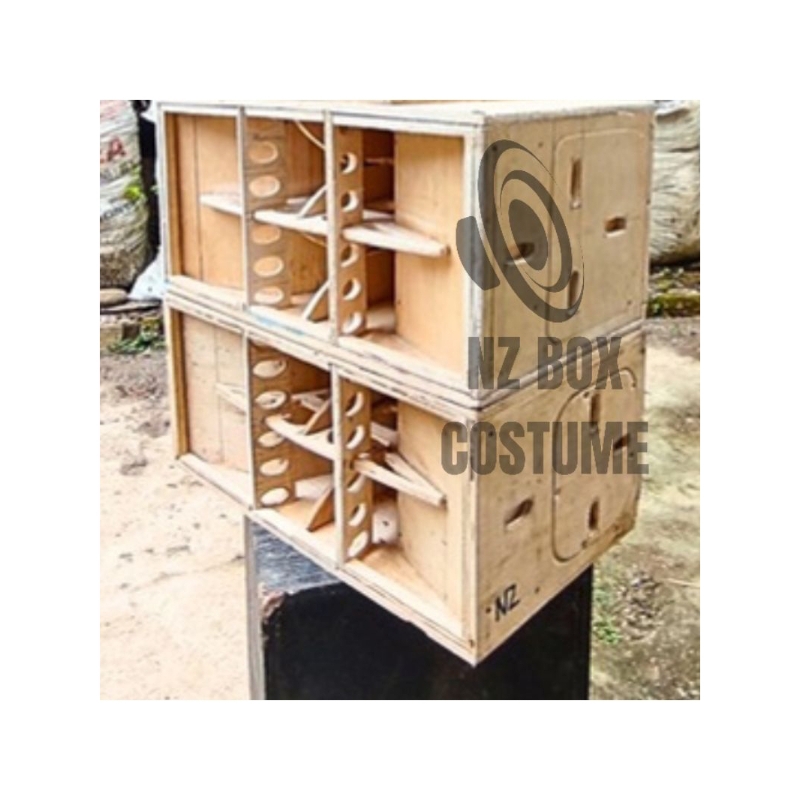 Box speaker 4 inch cla double