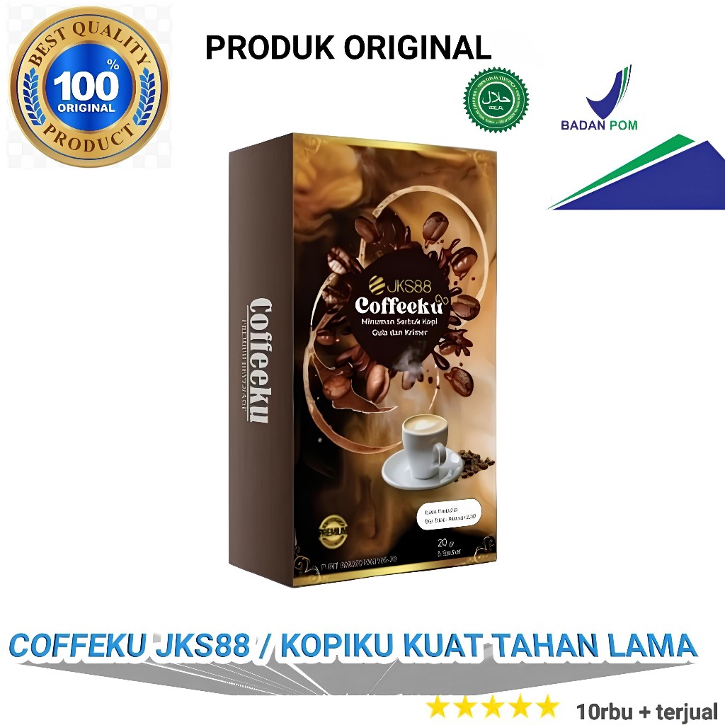 

COFFEEKU JKS88 / KOPIKU JKS88 KEMASAN TERBARU ISI 5 SACHET