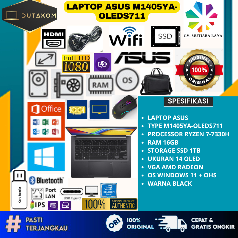 LAPTOP ASUS M1405YA-OLEDS711