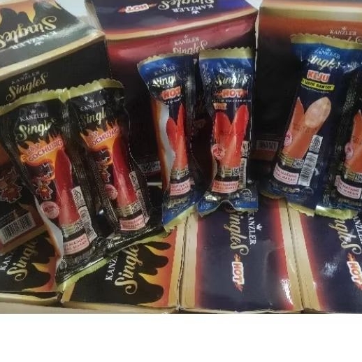 

sosis kenzler single 1 box isi 2 pcs/ sosis kenxler siap makan