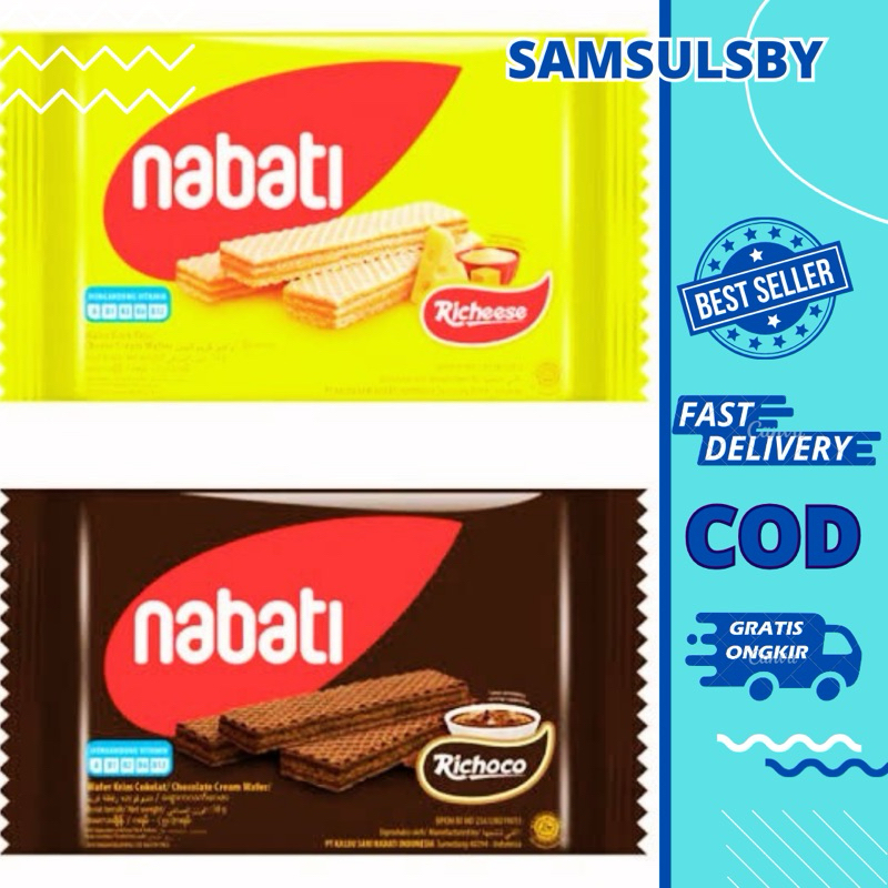 

Wafer NABATI 39gram cokelat keju