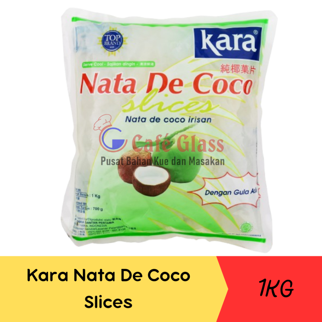 

Kara Nata De Coco Plain Slices/Nata De Coco Irisan-1KG