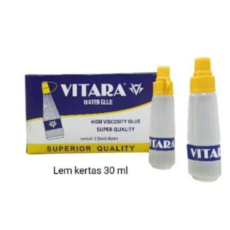 

Lem Kertas vitara water glue (24pcs)