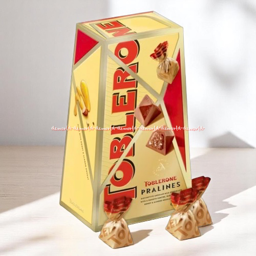 

Toblerone Praline 180gr Chocolate Tob Lerone The Triangles Coklat Segitiga Mudah Meleleh Dimulut Perpaduan Nougat Madu Dan Almond
