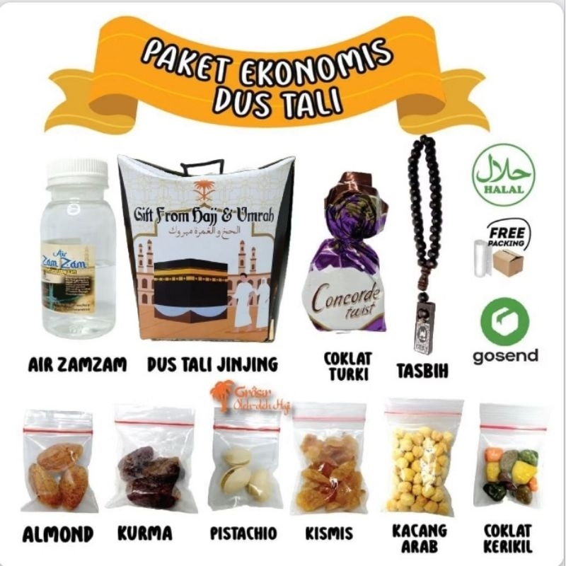

Paket Oleh Oleh UMROH & HAJI Paper bag Dus tali jinjing