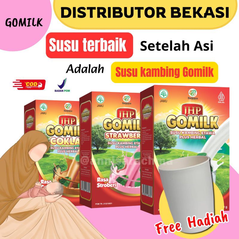 

[BISA COD + GARANSI] GOMILK 1 BOX @200GR | SOLUSI TERBAIK SETELAH ASI
