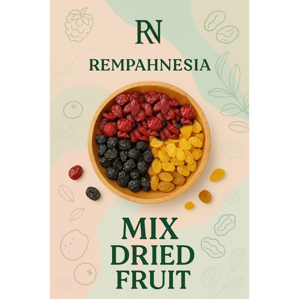 

MIX DRIED FRUIT / BUAH KERING CAMPUR / CRAISIN (CRANBERRY, DARK RAISIN, GOLDEN RAISIN)