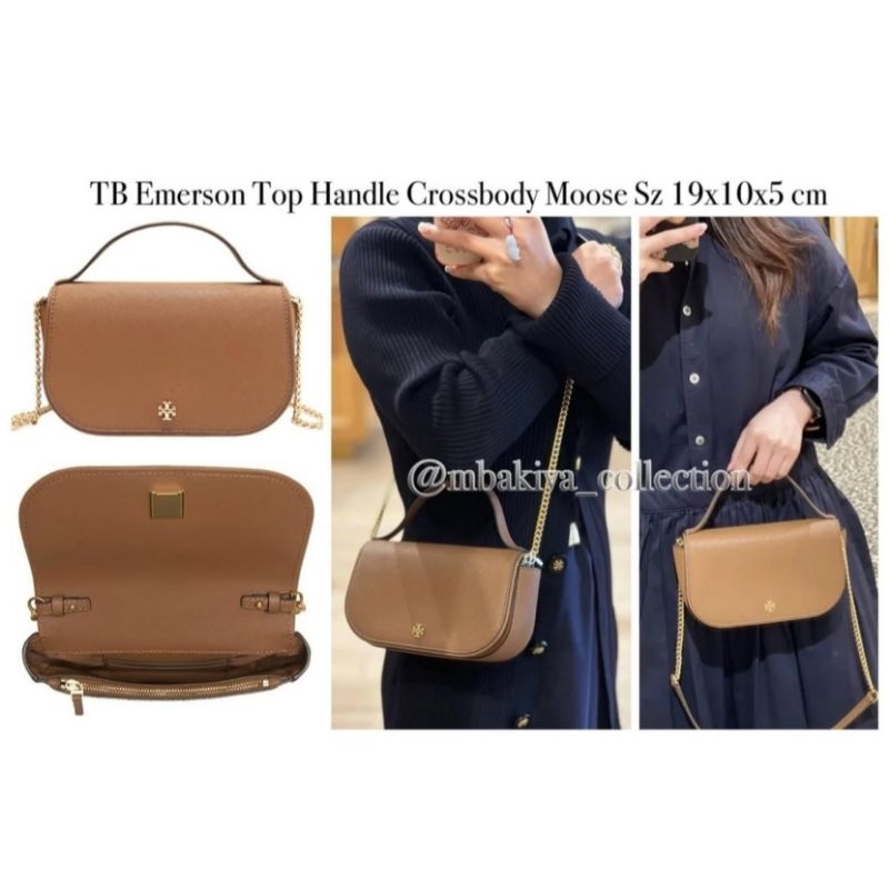 TB Emerson Top Handle Crossbody Moose