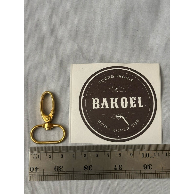 pengait Tas/cantolan Tas 3cm kuning/emas