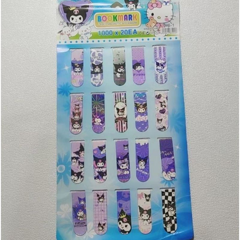 

Pembatas Buku Magnetik/ Bookmark Magnetic/Pembatas Buku Magnet Karakter Lucu