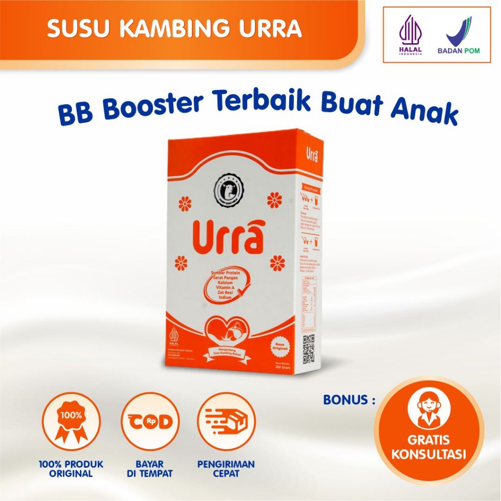 

URRA 1 BOX - Susu Anak Premium Meningkatkan Berat Badan dan Tinggi Badan Anak