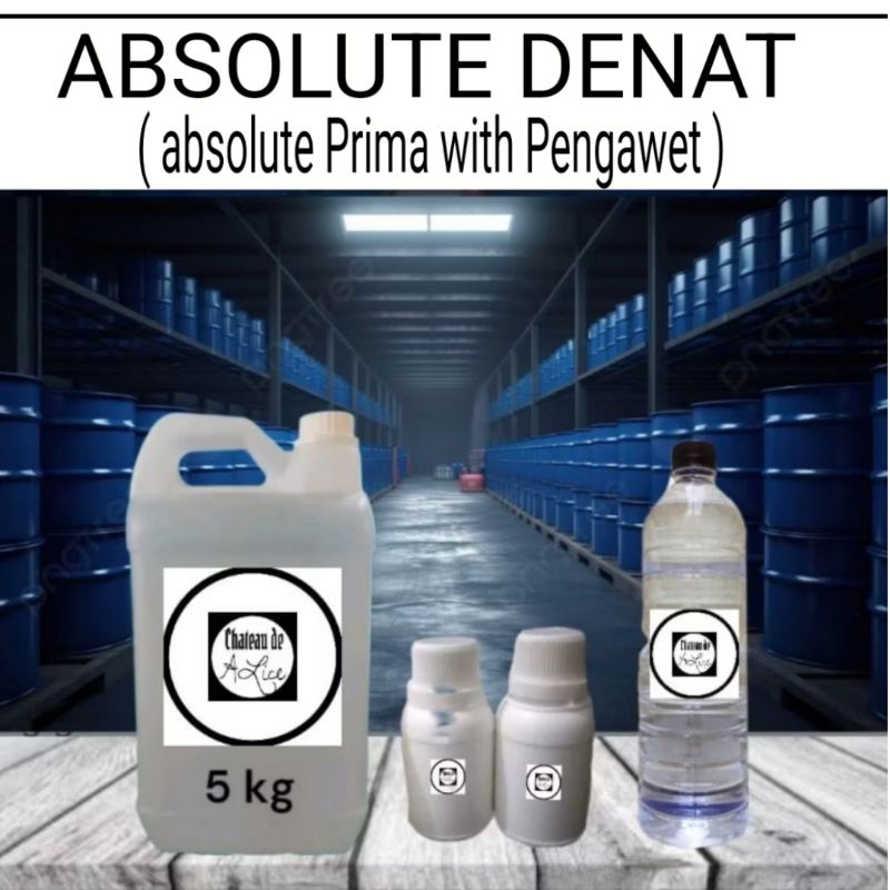 Absolute denat 1 Liter / Absolut Parfum / Pengencer Parfum / Pelarut Parfum/ Campuran Buat Parfum La