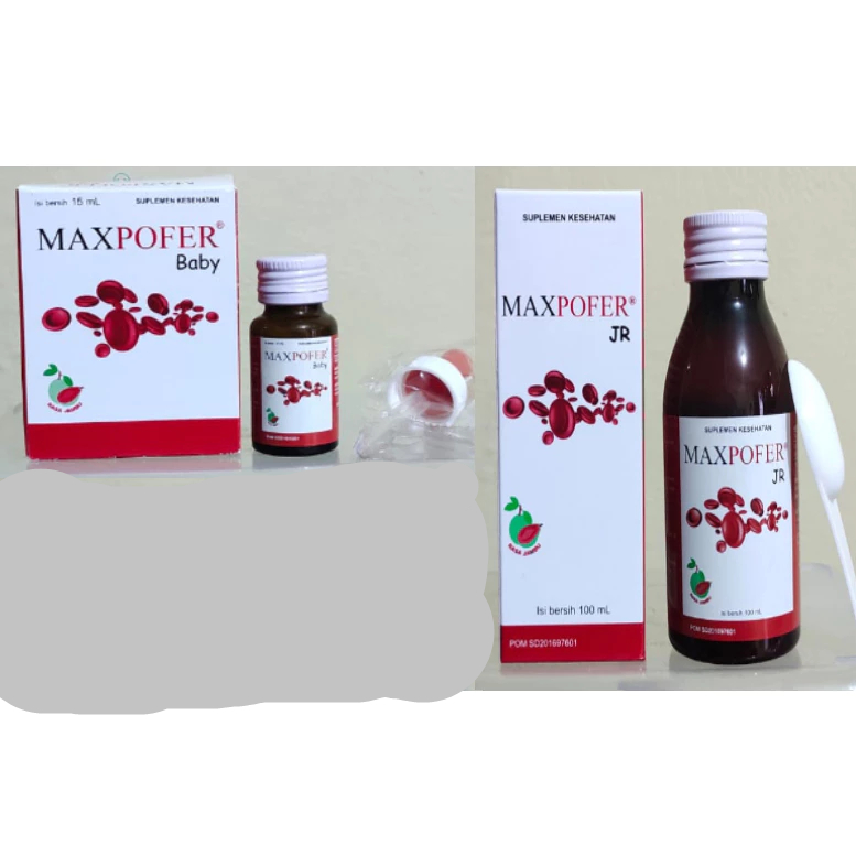Maxpofer Baby / Maxpofer JR - Suplemen Zat Besi Anak