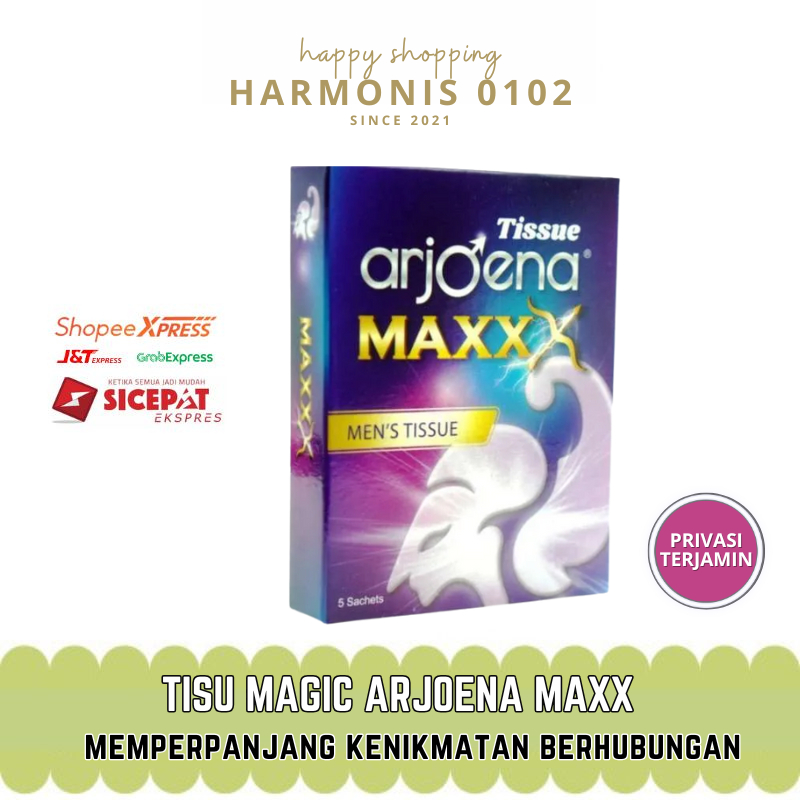 Tisu Magic Arjoena Maxx - Tissue Mejik Pria Original Tahan Lama