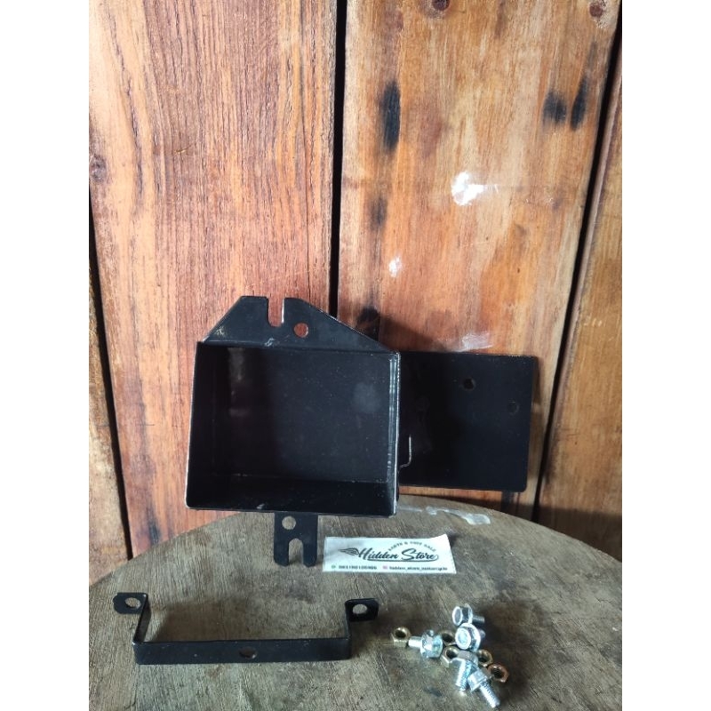 rumah box aki honda win 100 dudukan aki honda win 100 aki kering untuk upgrade fullwave dan 12V stan
