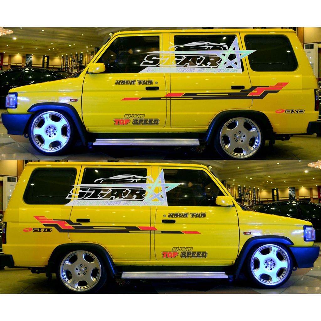 Stiker Mobil Kijang Super Stiker Body Kijang Super Stiker Kijang Super Cutting Sticker Terbaru