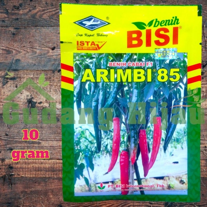 Bibit cabe merah besar benih cabe besar unggul tahan virus ARIMBI 85 10 gram cap kapal terbang