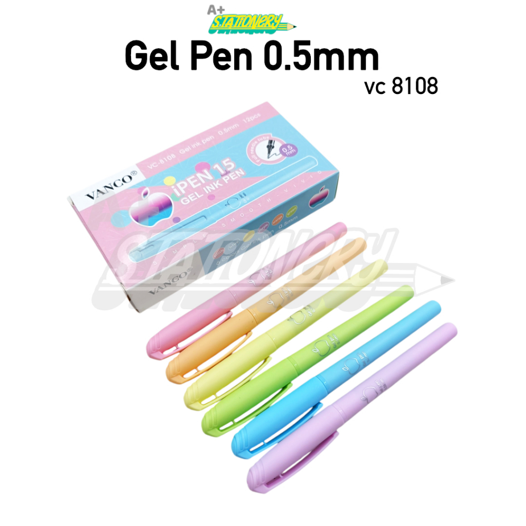 

[A+] Pulpen Gel Apel MURAH / Puplen MURAH 0.38 mm [Harga per pak isi 12]