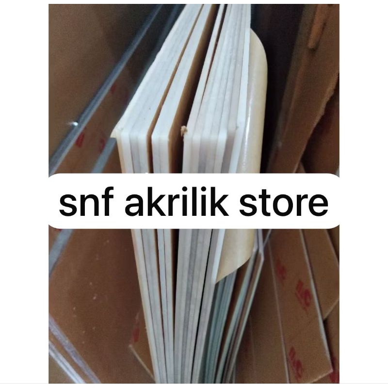 AKRILIK LEMBARAN SUSU UKURAN 122 X 244  BAHAN 3MM
