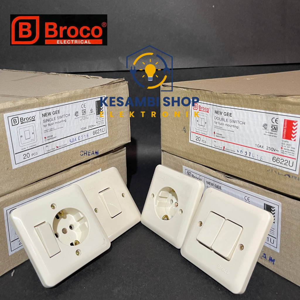 BROCO SAKLAR IB NEW GEE SERIES SAKLAR BROCO INBOW ENGKEL SERI STOP ENGKEL DAN STOP ARDE
