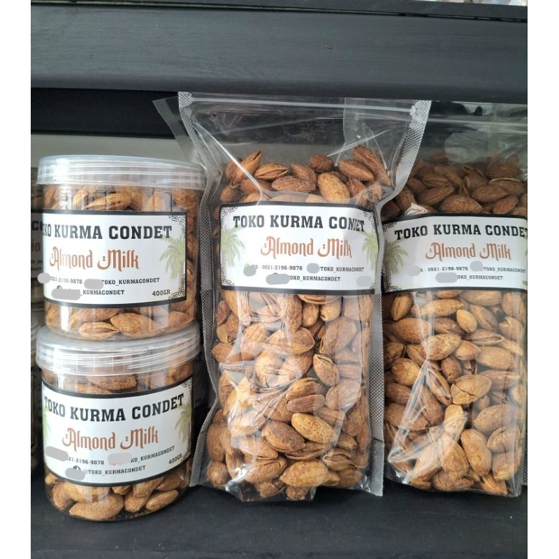 

Milky Almond - oleh oleh haji & Umroh 500 gram 250 gram