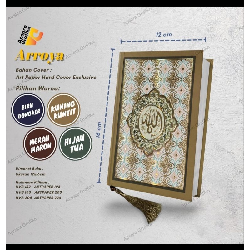 Buku Yasin - Arroya - STD Art Paper 224 Hlm.