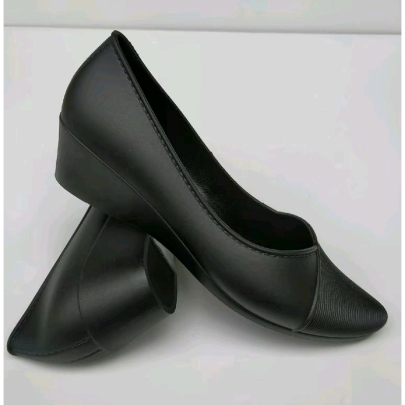 Sepatu pantofel wanita wedges FUHAHA
