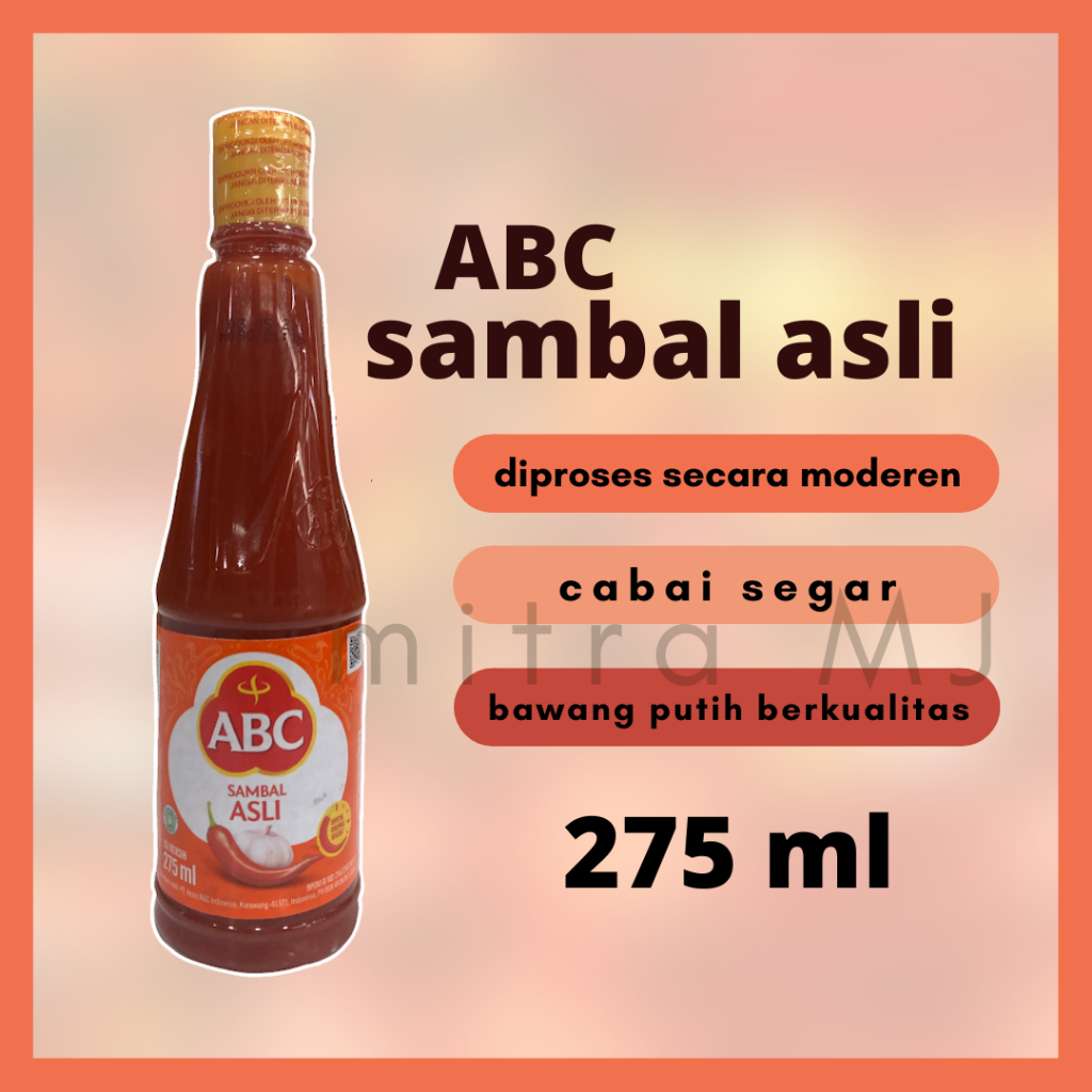 

ABC Sambal Asli (275 ml) | Sambal | Saus Cabai