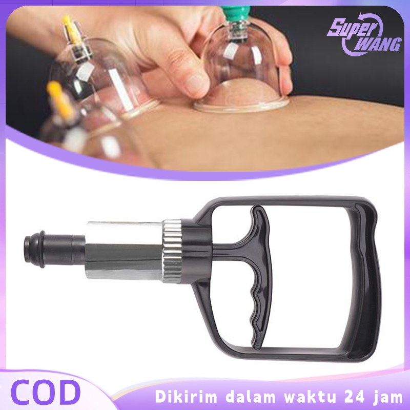 Pompa Kop Bekam Hitam Pompa Bekam Sammora Alat Pompa Bekam Pompa Alat Bekam Dapat Digunakan Kembali