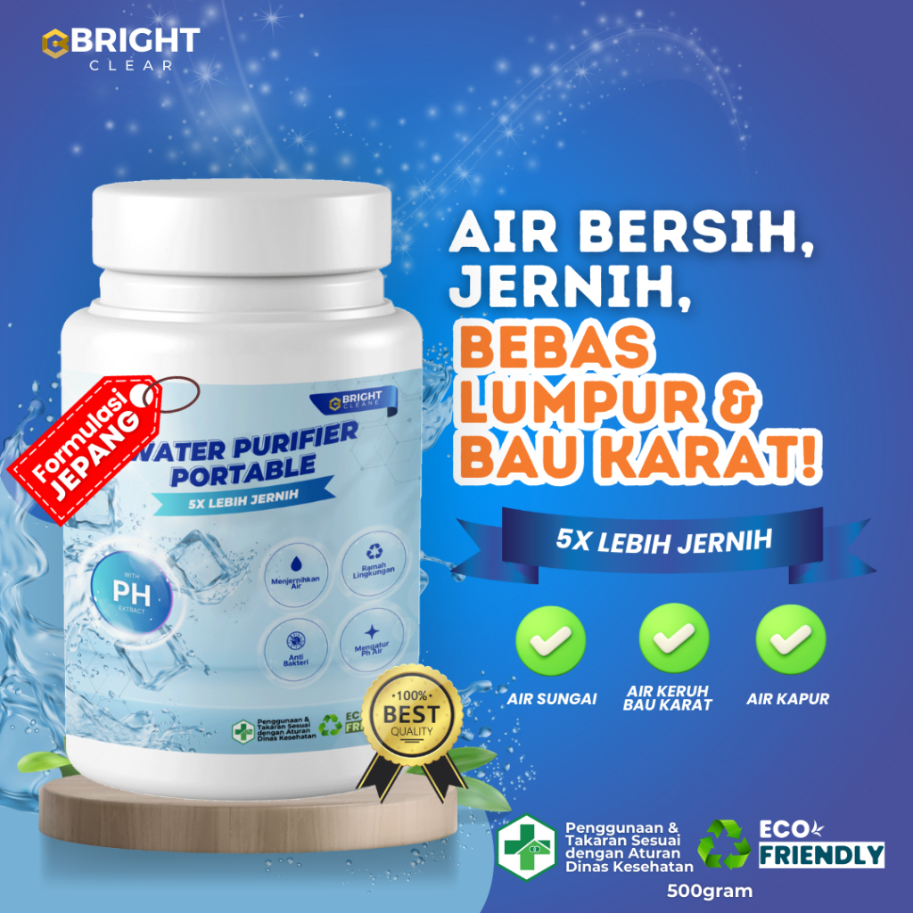 Penjernih Air Sumur Kuning Berkarat