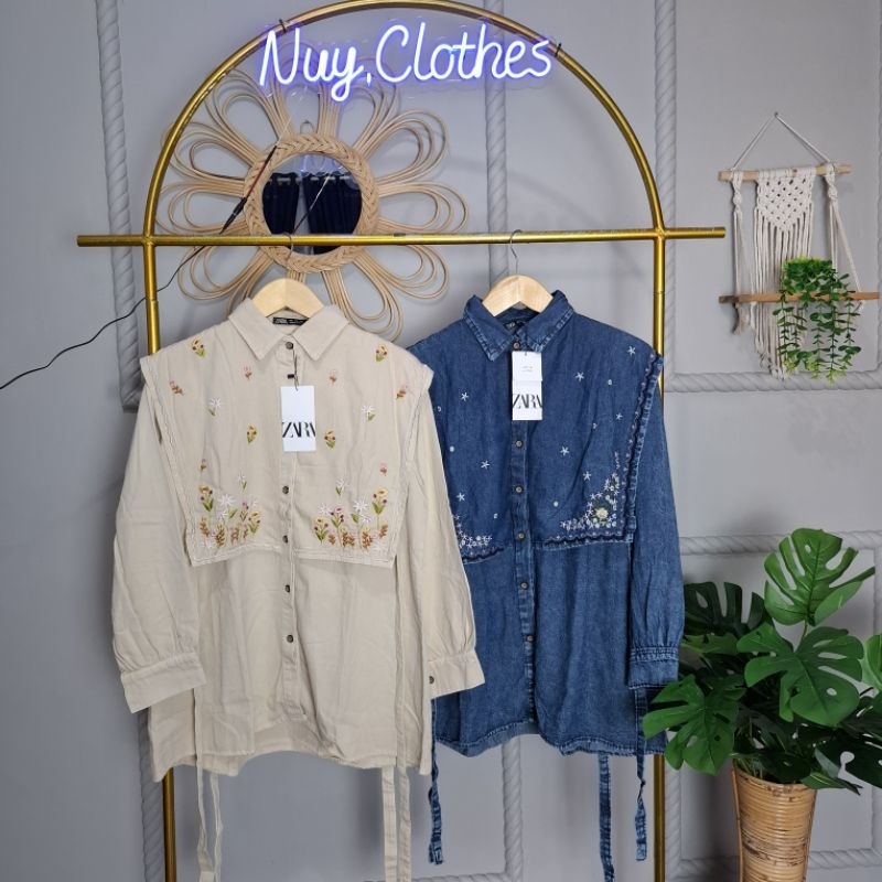 Kemeja Jeans Zara | Kemeja Jeans Zara | Kemeja Jeans Zara Tali empat | Kemeja Jeans Zara Tali 4 | Je