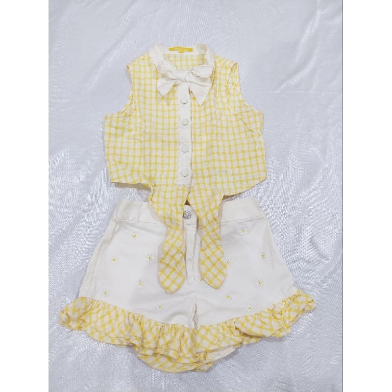 Set kotak kuning anak lucu kawai kawaii lucu tralala mezzo piano bandai ban dai lolita babydoll liz 