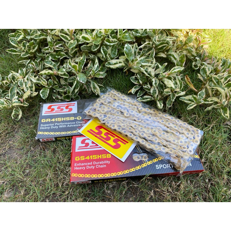 RANTAI SSS 415 HSB/ 415 HSBT PANJANG 130L RANTAI MOTOR GOLD SSS 415 HSB 415 HSBT
