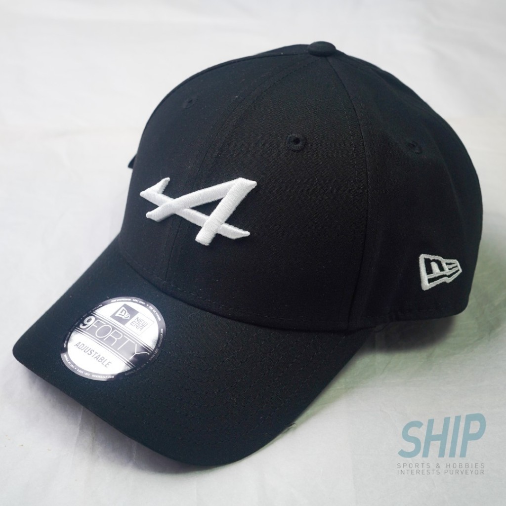 Topi Alpine F1 essential cap black New Era 9forty formula 1 baru hitam pierre gasly jack doohan fran
