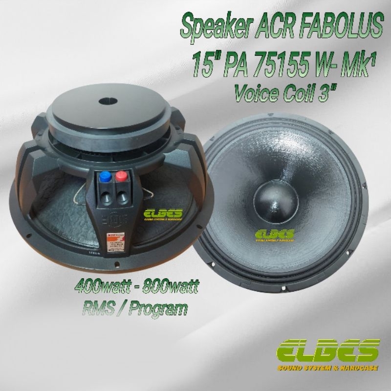 Speaker ACR Fabulous 15" PA 75155