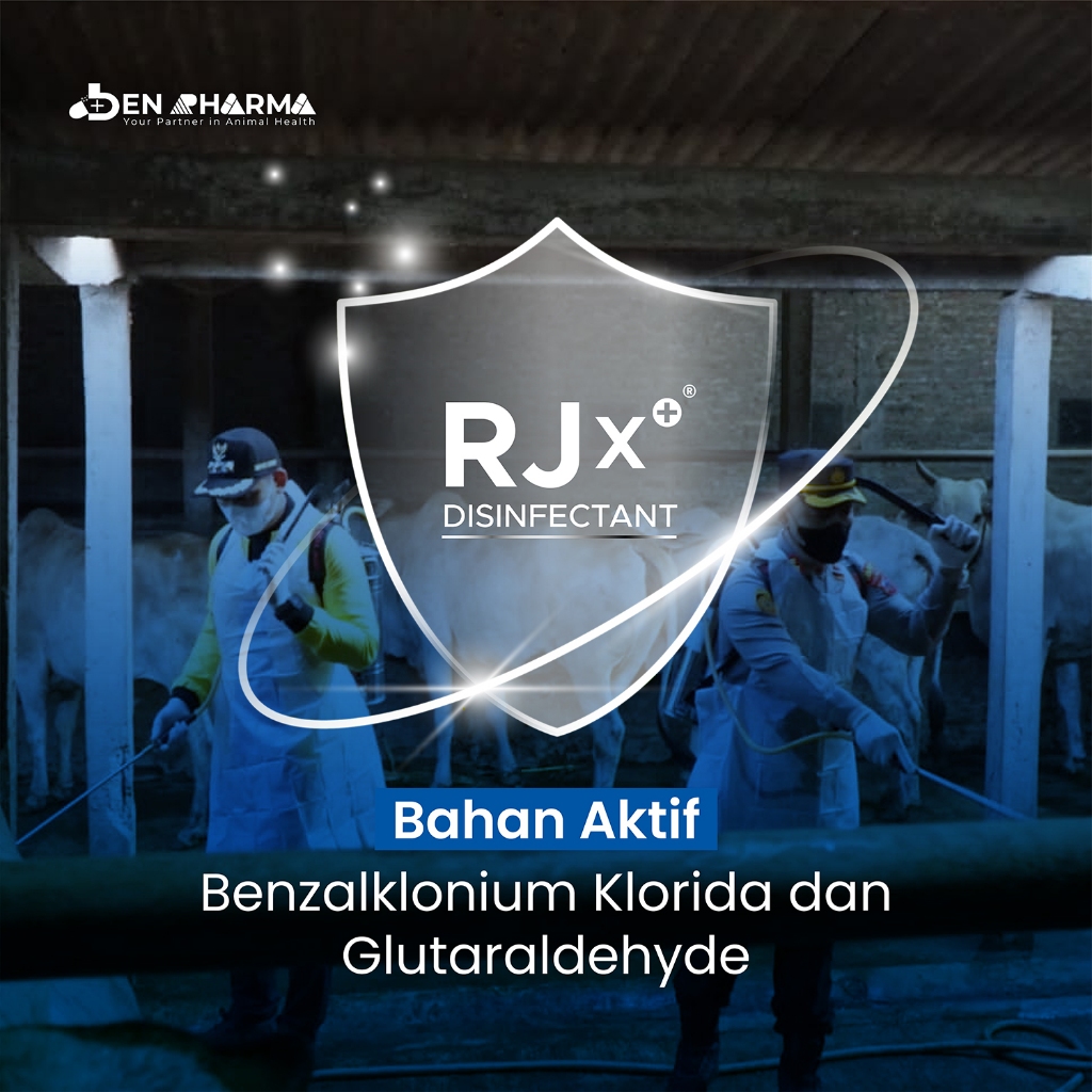 Marwa Mampir Ben Pharma Rjx+ Disinfectant - Disinfektan Kandang Hewan Ternak Sapi Kambing Domba 5
