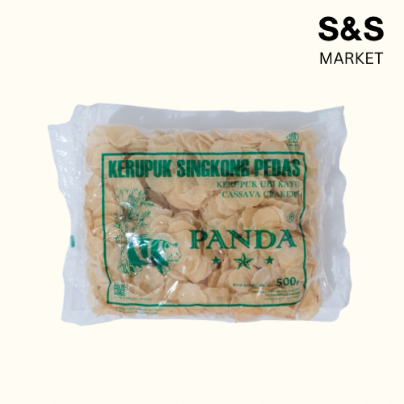 

Kerupuk Singkong Pedas Panda 500 gram