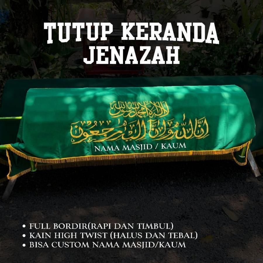 KAIN PENUTUP KERANDA JENAZAH FULL BORDIR / KAIN BORDIR