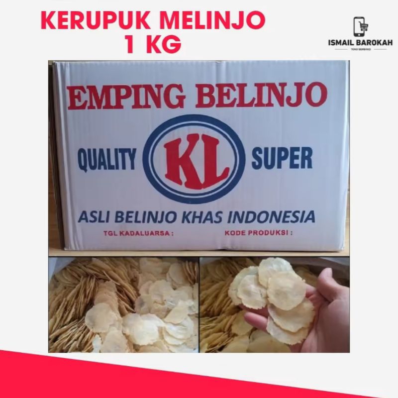 

1 Kg Kerupuk Melinjo / Emping Belinjo Kualitas Super