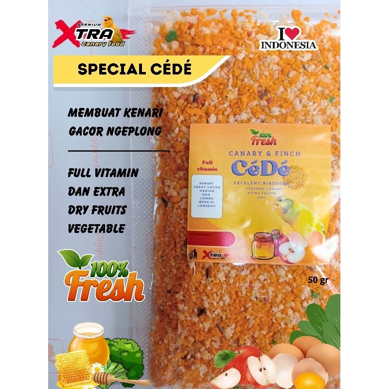 CEDE PREMIUM PENGGACOR KENARI Campuran extra buah - buahan dan sayuran yang fresh