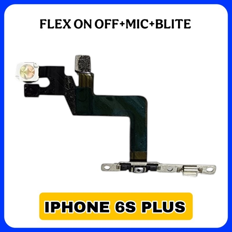 flexible flex on off iphone 6s plus +mic+blite