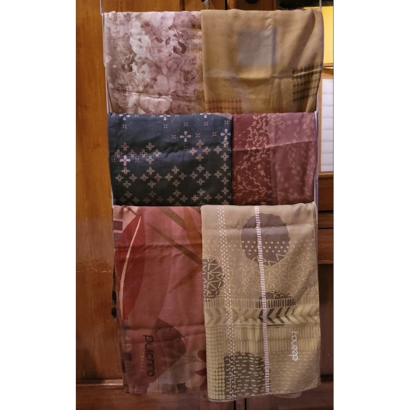 Preloved Printing Scarf Pulchra, Deenay, Senya.co (No Box)