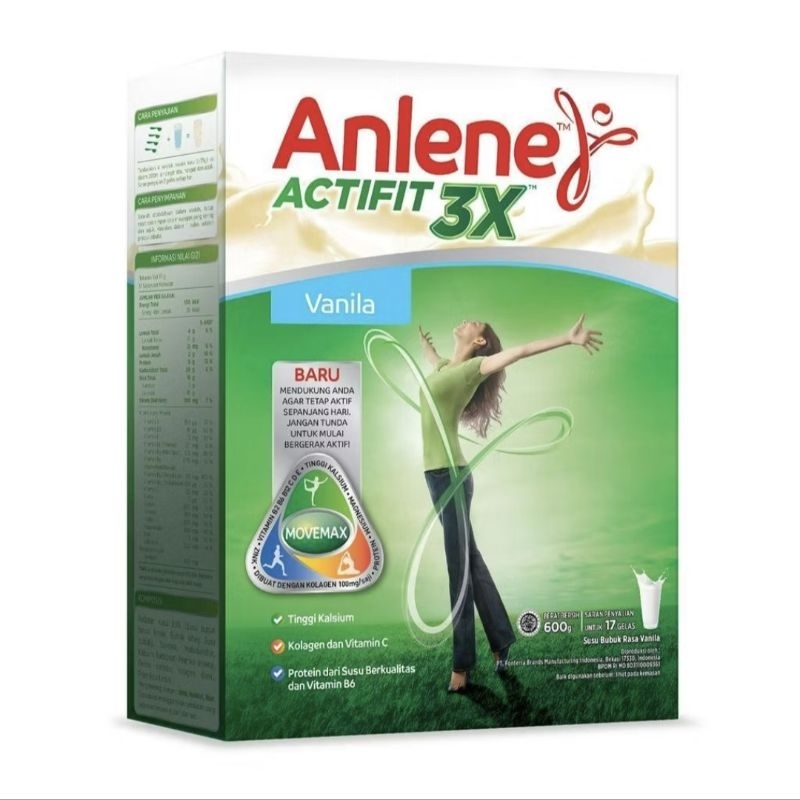 

Anlene Activit 3x rasa Vanila 580gr