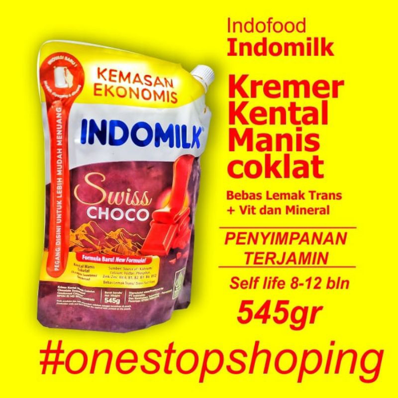 

Indomilk Kental Manis Swiss Choco 545 Gram