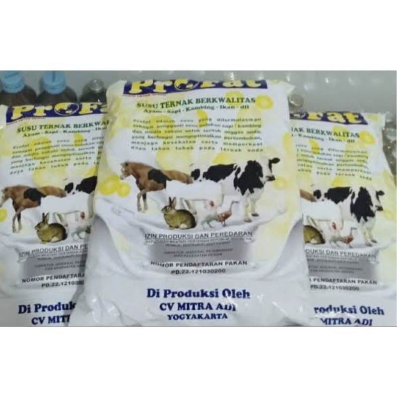 PROFAT SUSU FORMULA HEWAN PENGGANTI SUSU INDUKAN HEWAN SAPI,KUDA,KELINCI,KAMBING 200 GRAM PLASTIKAN