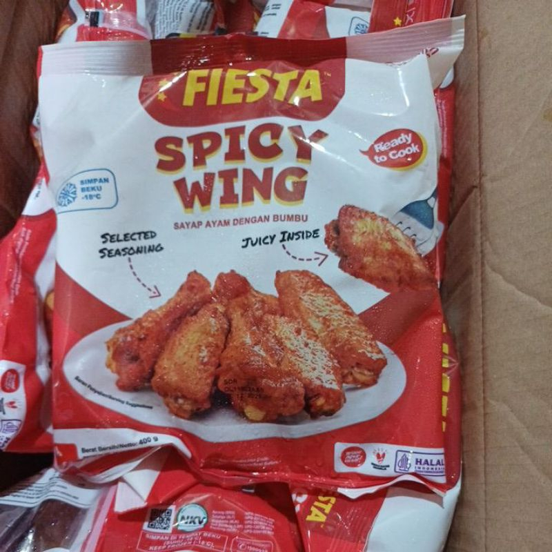 

Fiesta Chicken Wings Spicy 400gr - ENAK DAN PRAKTIS // BEST SELLER