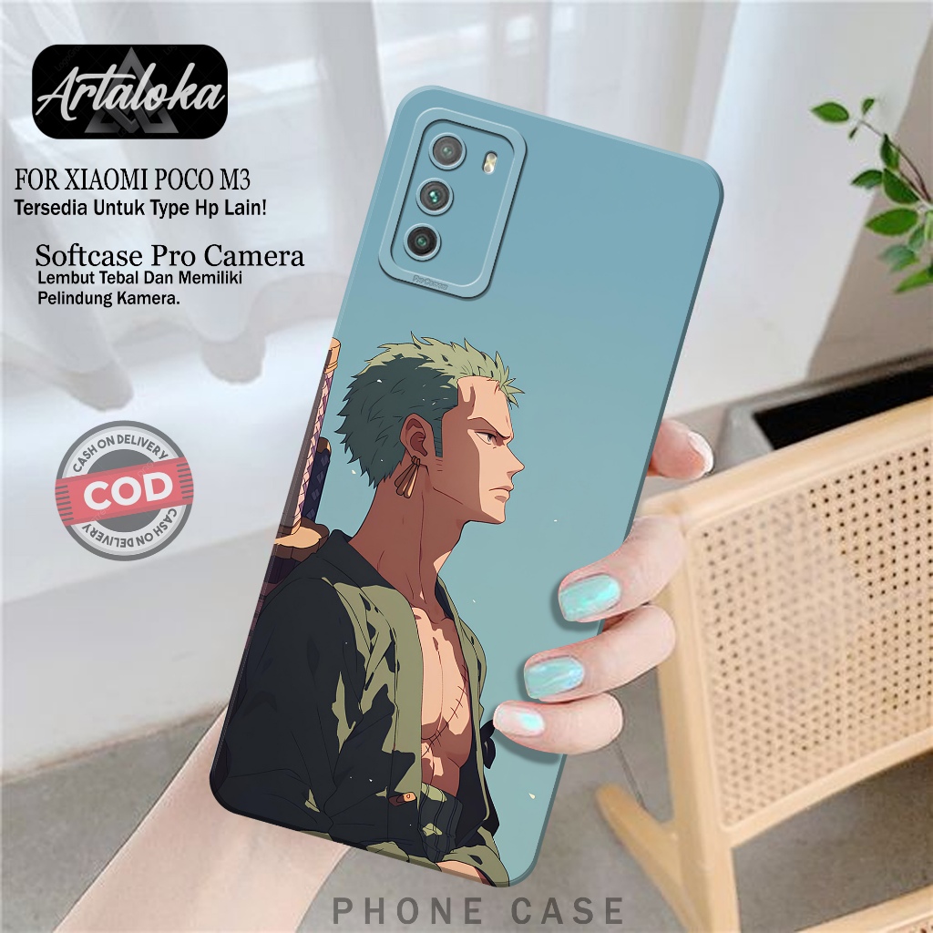 Case Hp Xiaomi Poco M3 Fashion Case Anime Softcase Xiaomi Poco M3 Silikon TPU Pro Camera Casing Xiao