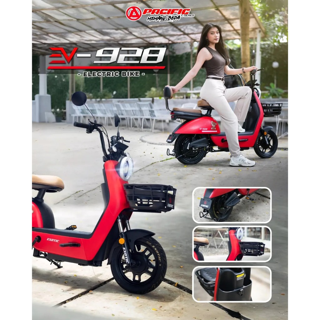EV 928 Sepeda Listrik / Electrik EXOTIC Electric Bike Lampung Palembang